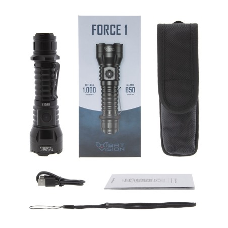 Linterna LED FORCE ONE 1.000 lum B-Vision