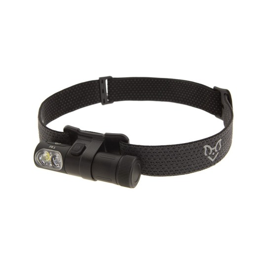 Linterna Frontal LED recargable FR1 400 lum con luz roja B-Vision