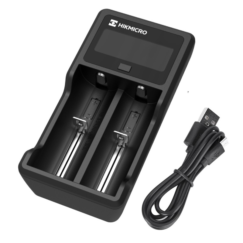 Cargador externo con 2 canales HIKMICRO Cargador externo con 2 canales HIKMICRO