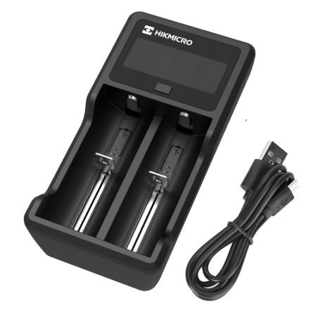 Cargador externo con 2 canales HIKMICRO